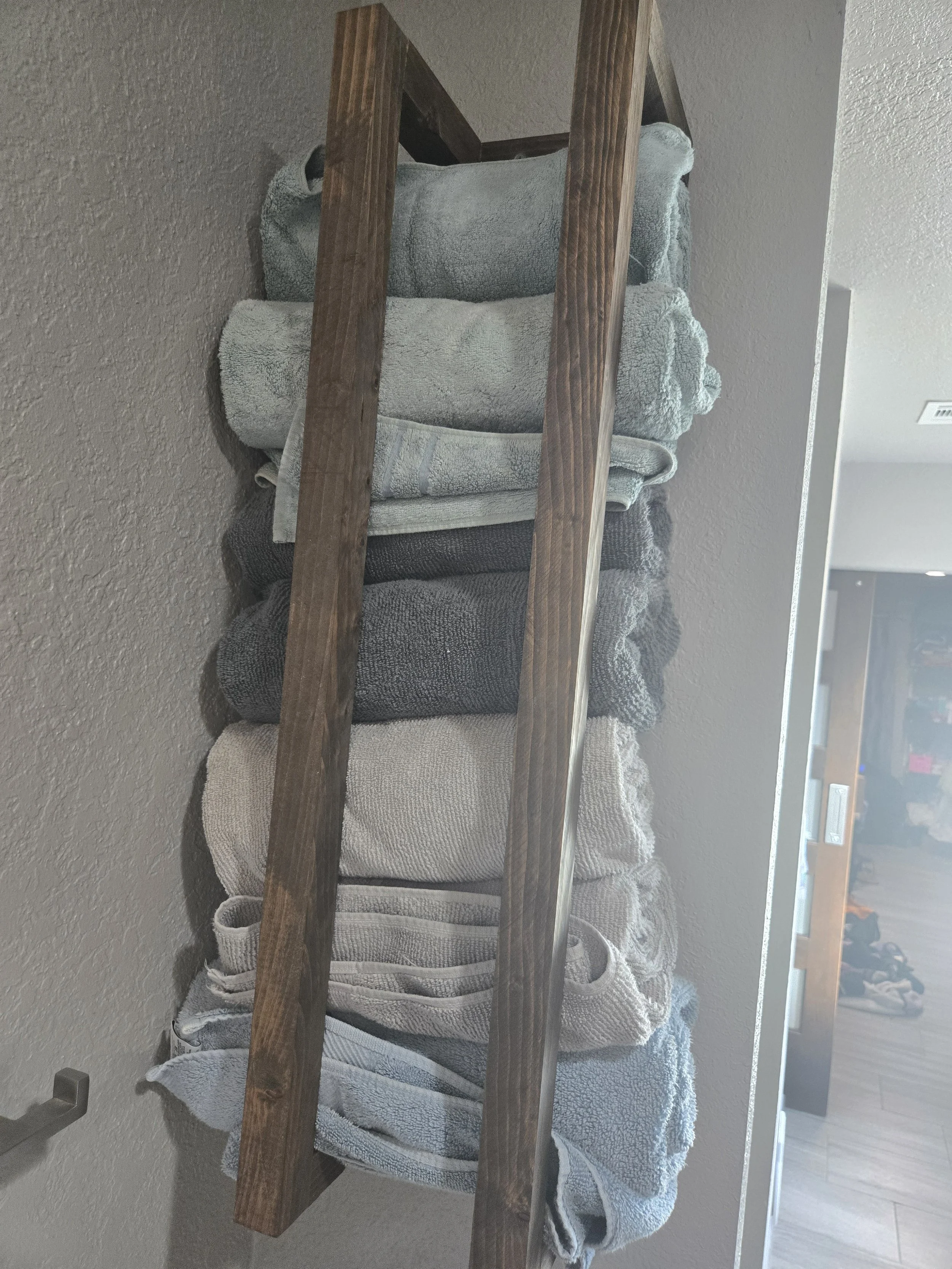 Floating Towel Rack