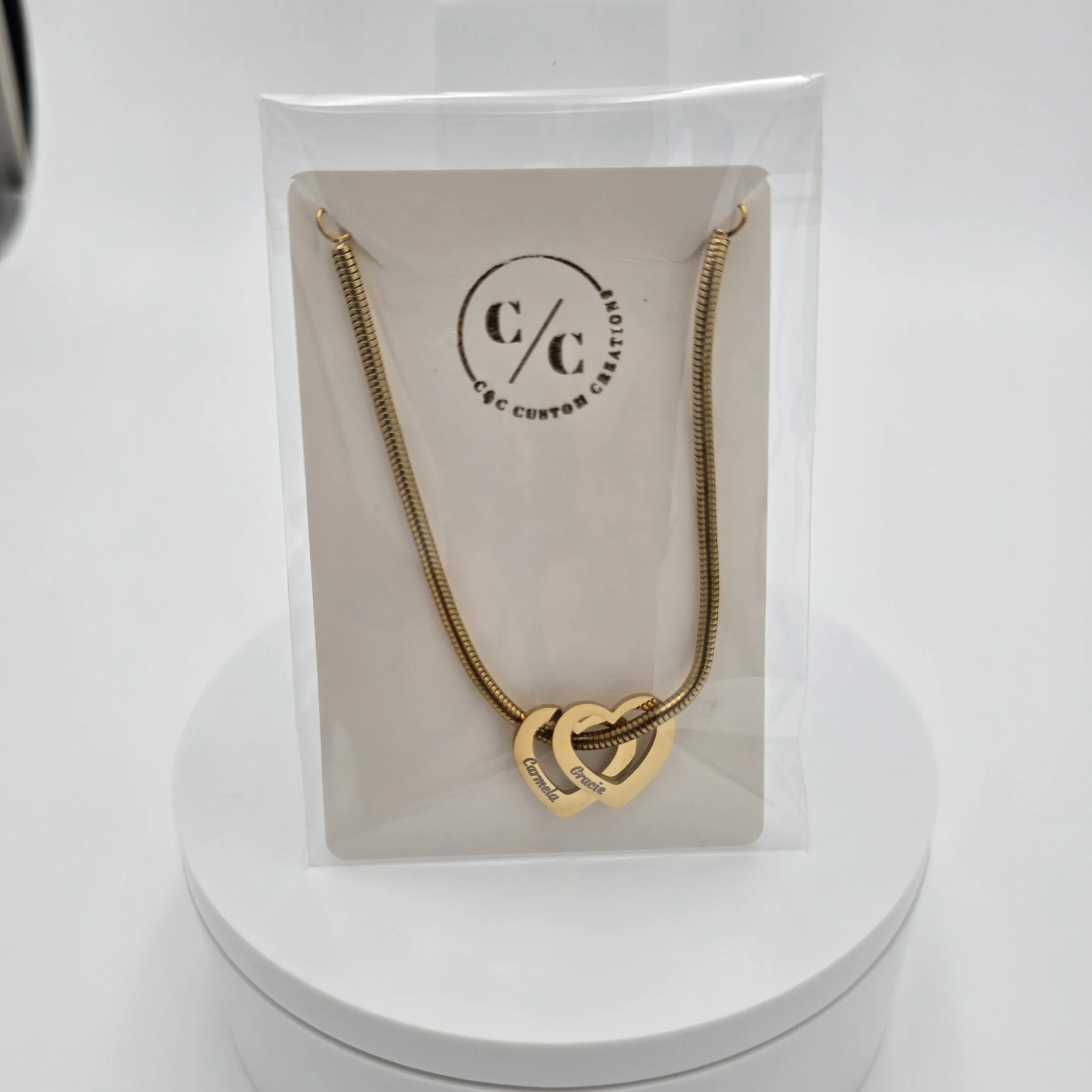 Custom Engraved Heart Bracelet