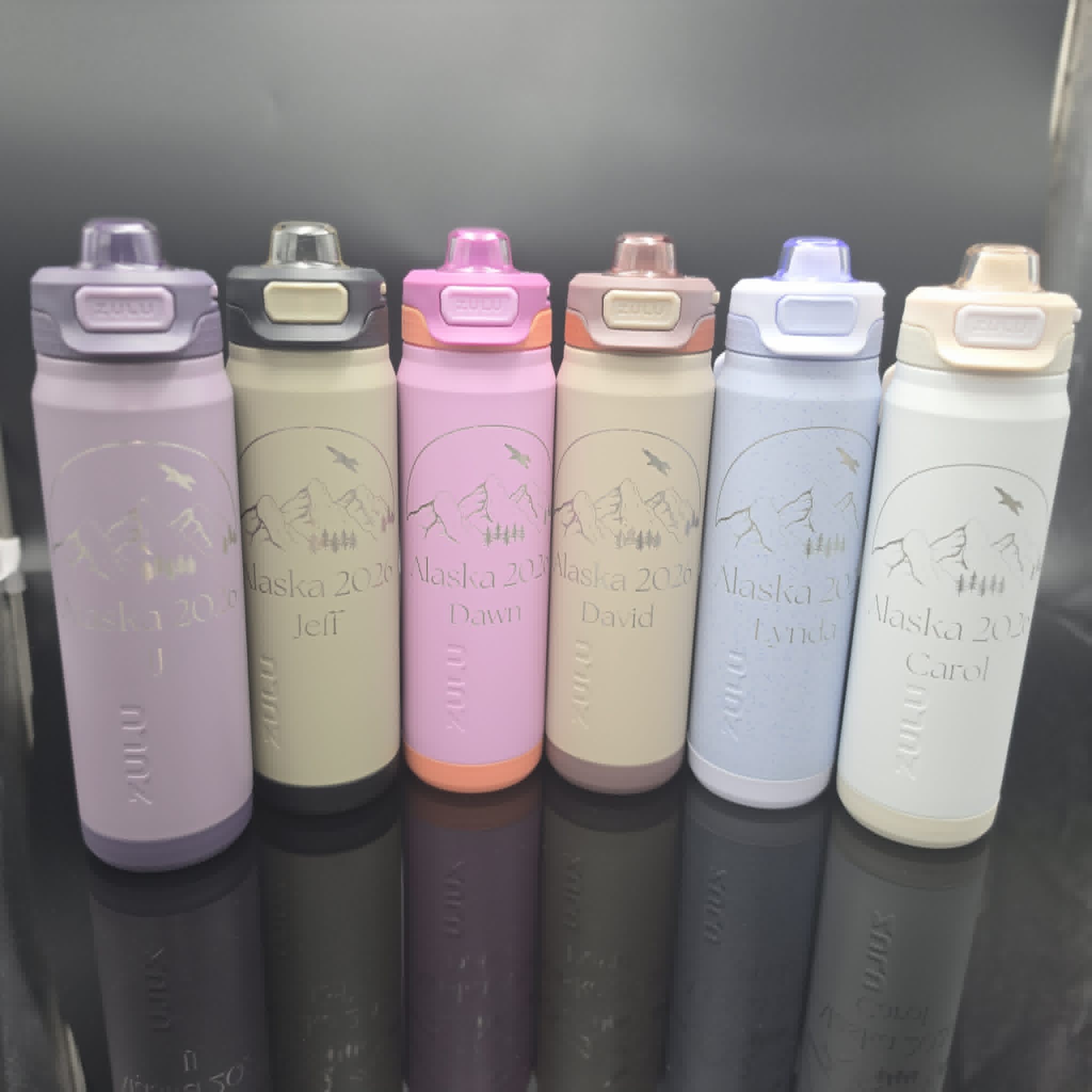 Custom Engraved Water Bottles